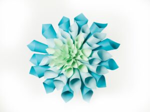 origami flower shape